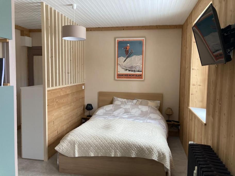 Studio Chaleureux Au Depart Des Sentiers Et Pistes De Ski Lajoux 외부 사진